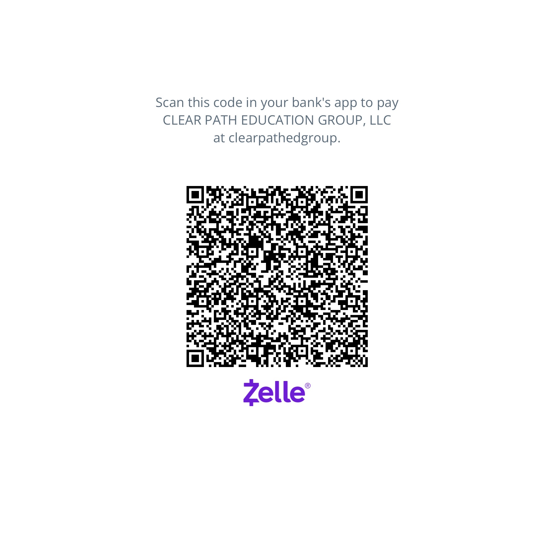 Zelle QR Code
